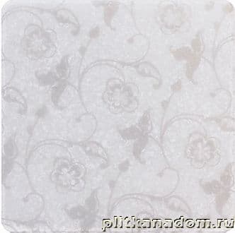 Травертин Marble White Motif 2 Декор мрамор 10х10