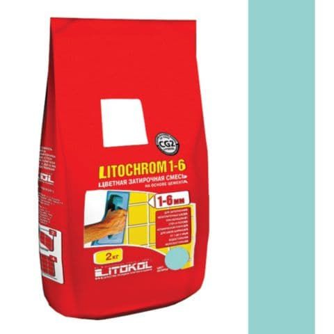 Litokol Затирочная смесь Litochrom 1-6 C.600 турмалин алюм.мешок 2 кг
