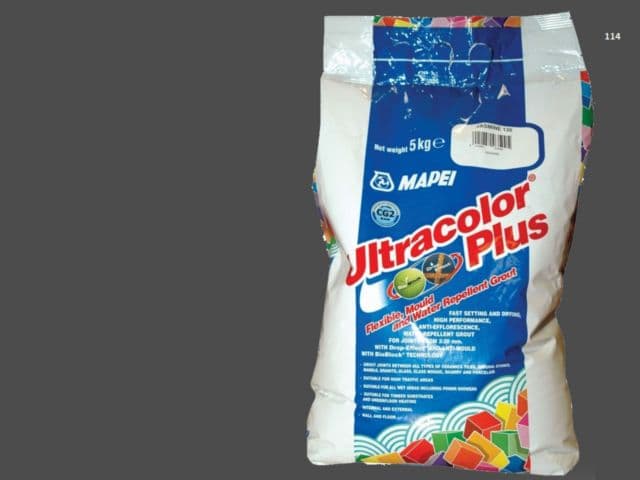 Mapei Ultracolor Plus № 114 затирочная смесь (Антрацит) 5 кг
