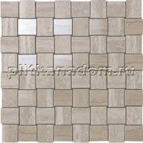 Atlas Concorde Marvel Pro Travertino Silver Net Mosaic Мозаика 30,5x30,5 см