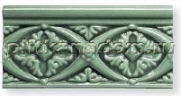 Adex Neri ADMO4006 Relieve Bisantino Verde Oscuro Бордюр 7,5х15 см