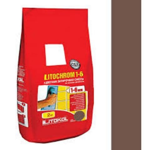 Litokol Затирочная смесь Litochrom 1-6 С.500 красный кирпич алюм.мешок 2 кг