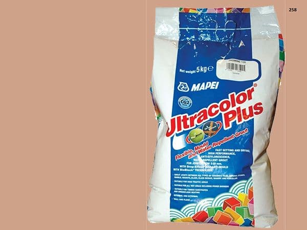 Mapei Ultracolor Plus №  258 затирочная смесь (Бронзовый) 5 кг