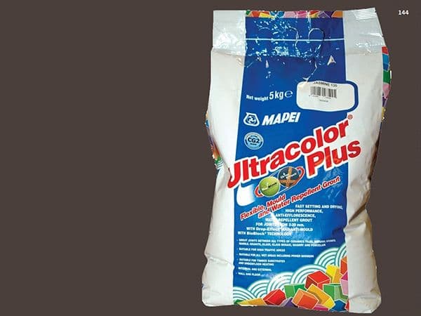 Mapei Ultracolor Plus №  144 затирочная смесь (Шоколад) 5 кг