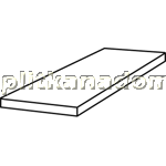 Casalgrande Padana Resina Angolare Naturale Ступень угловая 33х90 см