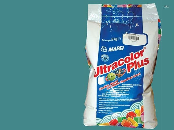 Mapei Ultracolor Plus №  171 затирочная смесь (Бирюзовый) 5 кг