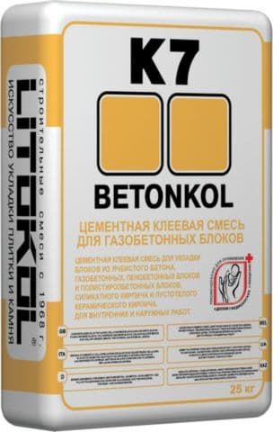 Litokol Betonkol K7 Цементная клеевая смесь 25 кг