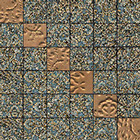 Tabriz Tile Gallery Mosaic Blue Мозаика 33х33 см