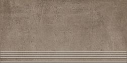 Grasaro Beton G-1105 MR st01 Коричневая Ступень 29,4x60 см