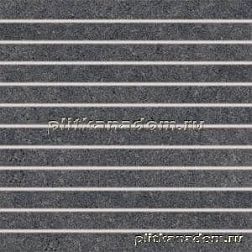 Rako Rock DDP34635 Black Мозаика полосы 30x30 см