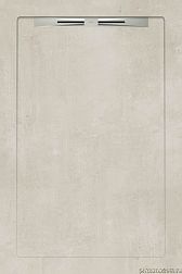 Aquanit Slope Душевой поддон из керамогранита, цвет Beton Krem, 80x120