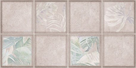 Kerlife Maiolica Collage Crema Бежевая Матовая Настенная плитка 31,5x63 см