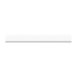 Нефрит Катрин 26-41-00-1451 Бордюр объемный белый 3х25 см
