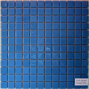 MVAPrintMosaic Мозаика стеклянная Моно 25FL-M-043 Синий 31,5х31,5 см
