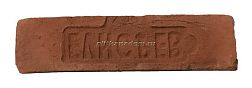 Imperator Bricks Императорский кирпич Клеймо Елисеев Петергоф 25,8х7,6 см
