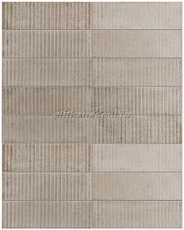 Equipe Raku Line Smoke Серый Матовый Керамогранит 6x18,6 см
