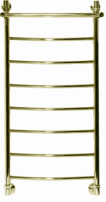 Полотенцесушитель водяной Ника Arc ЛД ВП 8-Br, 120 x 60 см с полочкой, цвет бронза