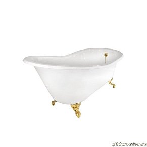 Magliezza Beatrice DO Чугунная ванна (ножки золото) 153х76,5