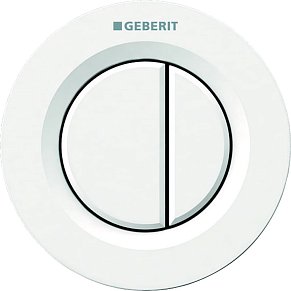 Geberit Тип 01 116.043.11.1 Пневмоклавиша смыва дистанционная, для двойного смыва, Белый «Alpine»