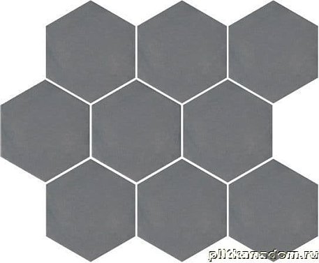 Керама Марацци Тюрен SG1002N Серый темный полотно Керамогранит 37х31 (из 9 частей 12х10,4) см