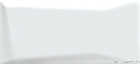 Cersanit Evolution EVG052 Белая Рельеф Настенная плитка 20x44 см