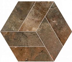 Monopole Basalt Mud Коричневый Матовый Керамогранит 20х24 см