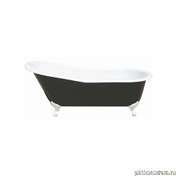 Magliezza Gracia WH Чугунная ванна (ножки белые), чёрный экран 170х76