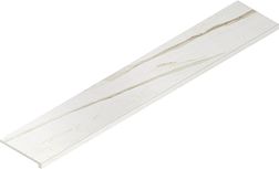 Italon Stellaris Carrara Ivory Nat Белая Матовая Ступень угловая правая 33х160 см