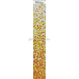MVAPrintMosaic Растяжки 25RFL-S-168 Белый + Желтый + Оранжевый Мозаика 31,7х31,7 см (полоса 8 карт 31,7х31,7)