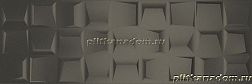Sanchis Azulejos Colours Square Silver Серая Глянцевая Ректифицированная Настенная плитка 33x100 см
