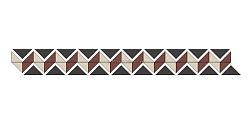 Top Cer Estoril Yellow Border Микс Матовый Бордюр 5,3x41,3 см