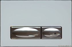 Creavit Кнопка для инсталляции, белая со стеклян, GP4001.00