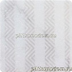 Травертин Marble White Motif 8 Декор мрамор 10х10