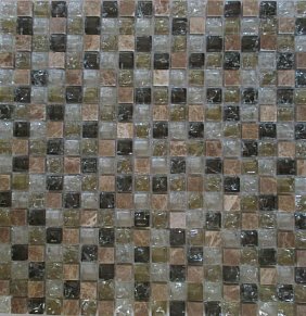 Tonomosaic Мозаика из камня и стекла CC 150 Мозаика 30х30 (1,2х2,5) см