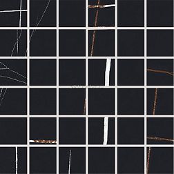 Energieker Sahara Noir Black Mosaico Tess. Черная Мозаика 30x30 (4,8x4,8) см