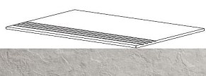 Seranit Riverstone Grey ступень с насечками 30x120 см