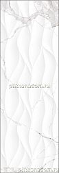 Creto Avenzo Silver W M-STR R Glossy 1 Белый Рельефный Глянцевый Декор 30х90 см