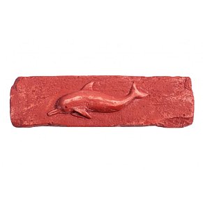 Sergio Pietra Декор Дельфин I Красный 7x26x1,5 см