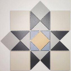 Керамика будущего(CF Systems) Метлахская плитка Карина Микс Матовая Настенная плитка 29,6x29,6