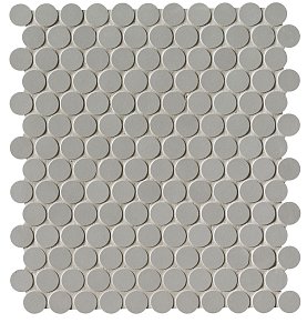 Fap Ceramiche Milano & Floor Grigio Round Mosaico Matt Мозаика 29,5x32,5 см