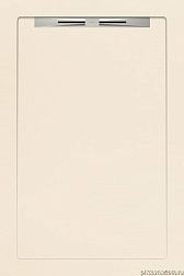 Aquanit Slope Душевой поддон из керамогранита, цвет Serena Bej, 80x120