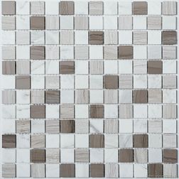 NS-mosaic Stone series KP-745 Камень полированный Серая Мозаика 29,8х29,8 (2,3х2,3) см