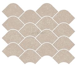 Kerama Marazzi Касабланка Декор наборный бежевый светлый, матовый обрезной 30x25 см