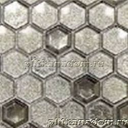 Caramelle Alchimia Argento grani hexagon Мозаика 30х30х6 (2,3x1,3) см