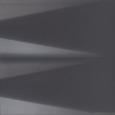 Wow Stripes Transition Graphite Matt Темно-серая Матовая Рельефная Настенная плитка 7,5x30 см