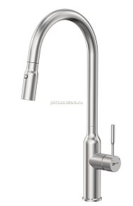 Lemark Expert LM5086S Смеситель для кухни с вытягивающимся поворотным изливом