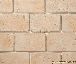 UniStone Травертин 2 Декоративный кирпич 24,5x14,6x2,7 см