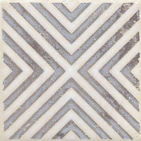 Керама Марацци Амальфи STG-A403-1266 Орнамент коричневый Вставка 9,9х9,9 см