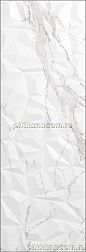 Creto Avenzo Crystal Silver W STR R Glossy 1 Белый Рельефный Глянцевый Декор 30х90 см
