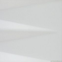 Wow Stripes Transition Ice White Matt Белая Матовая Рельефная Настенная плитка 7,5x30 см